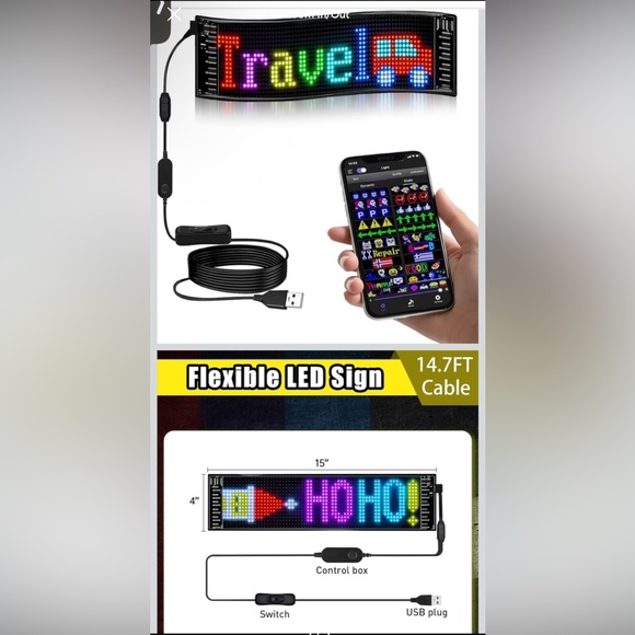 LED Programmable Display Sign - Picture 3 of 3